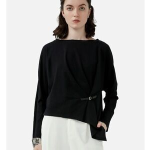 Elegant Black Women's Top